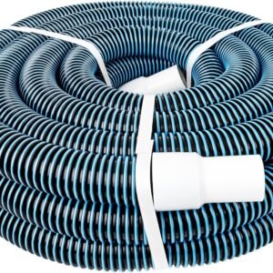 Pool Vacuum Hoses for Above Ground Pool, 1-1/4" Pool Vacuum Hose 30 ft Pool Vacuum Hose for Inground Pools, Compatible with Hay ward Skimmers, Filter Pump Inlets, Vacuum Head and Other Pool Accessorie
